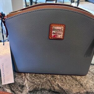 Dooney & Bourke Robin Crossbody Steel blue Leathe purse NWT